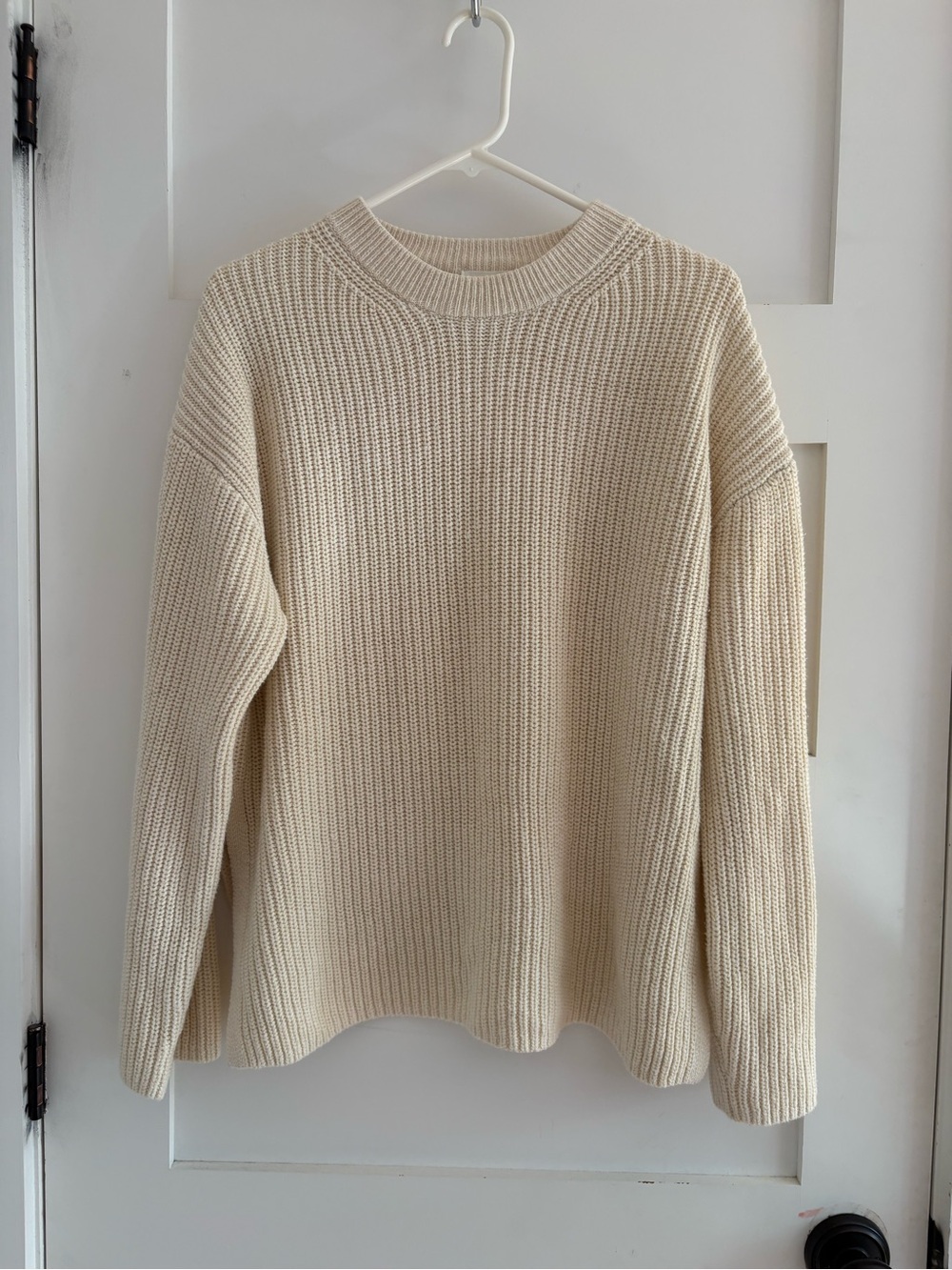 H&M oversized rib knit cotton sweater size XS
